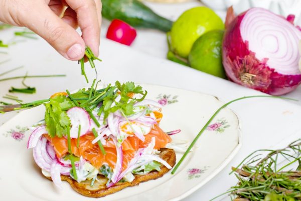 Photo Healthy plate