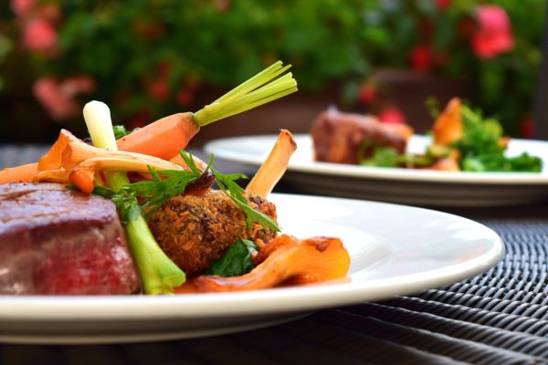 Photo Meat and vegetables